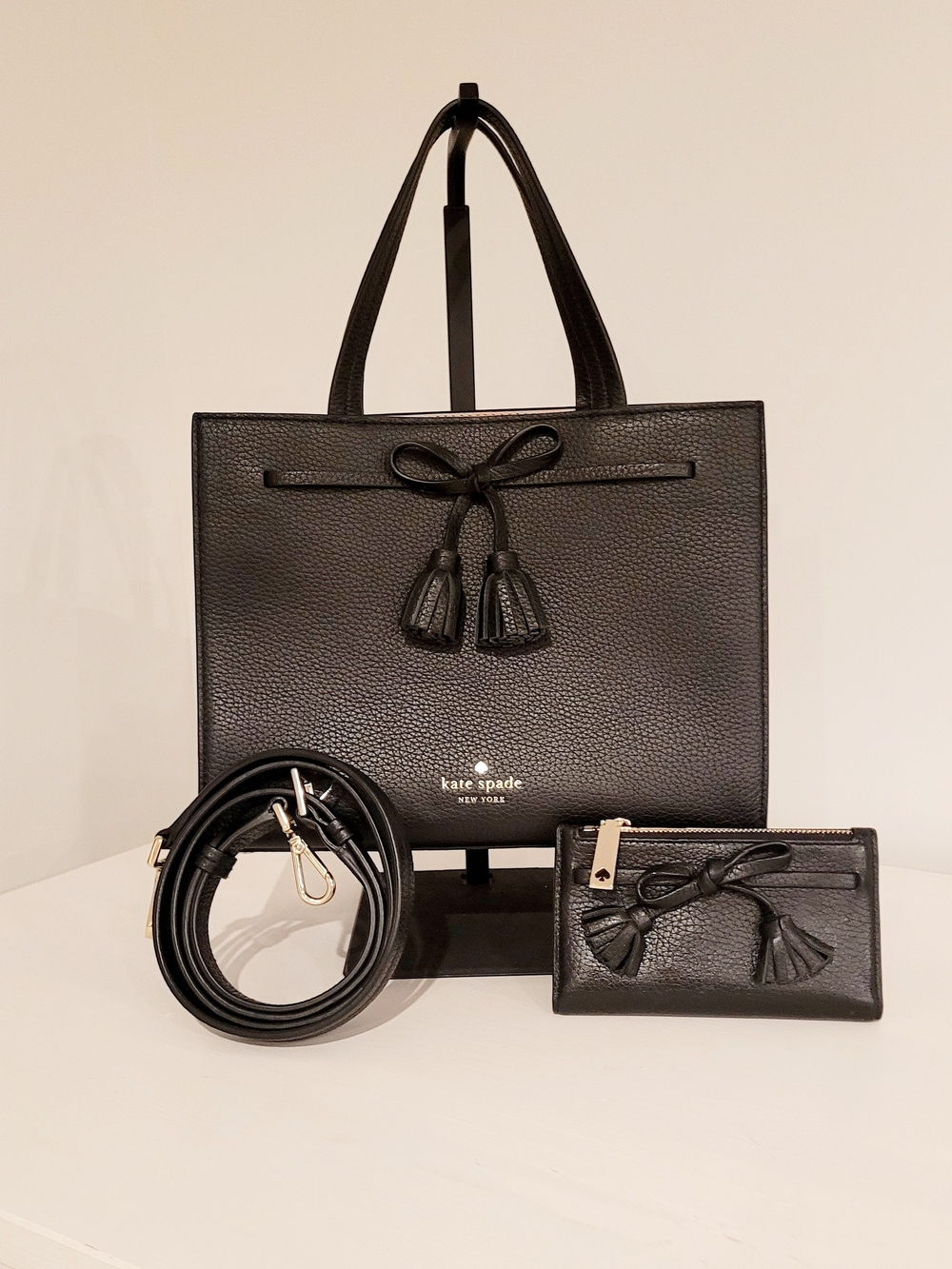 Kate Spade Hayes Street Isobel Pebbled Leather Set $426 Retail